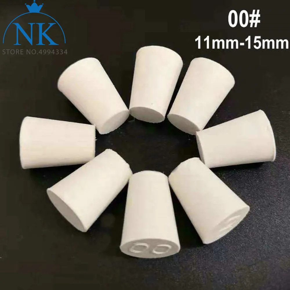 20 шт./лот 000 # 4 резиновая пробка для бутылки erlenmeyer пробирки| |