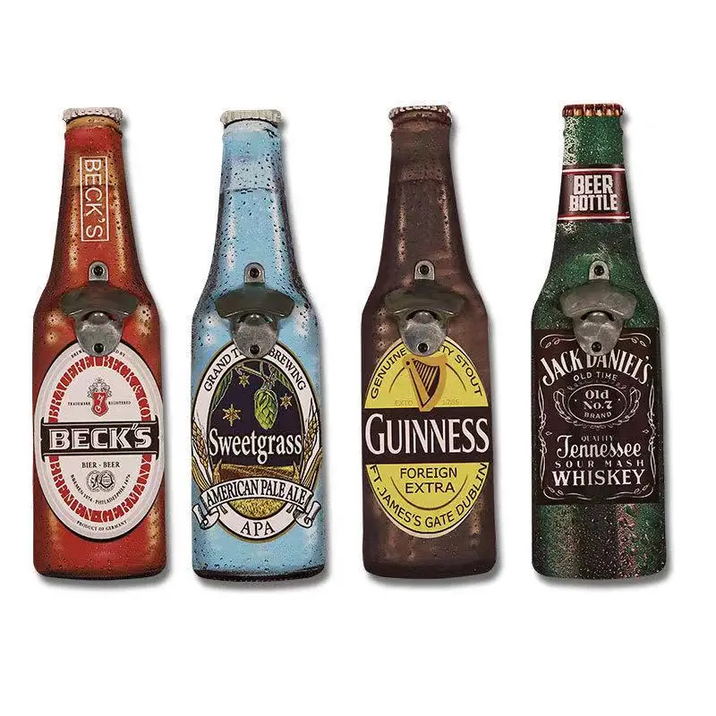 Открывалка для пива в стиле ретро настенная деревянная моделирующая открывалка