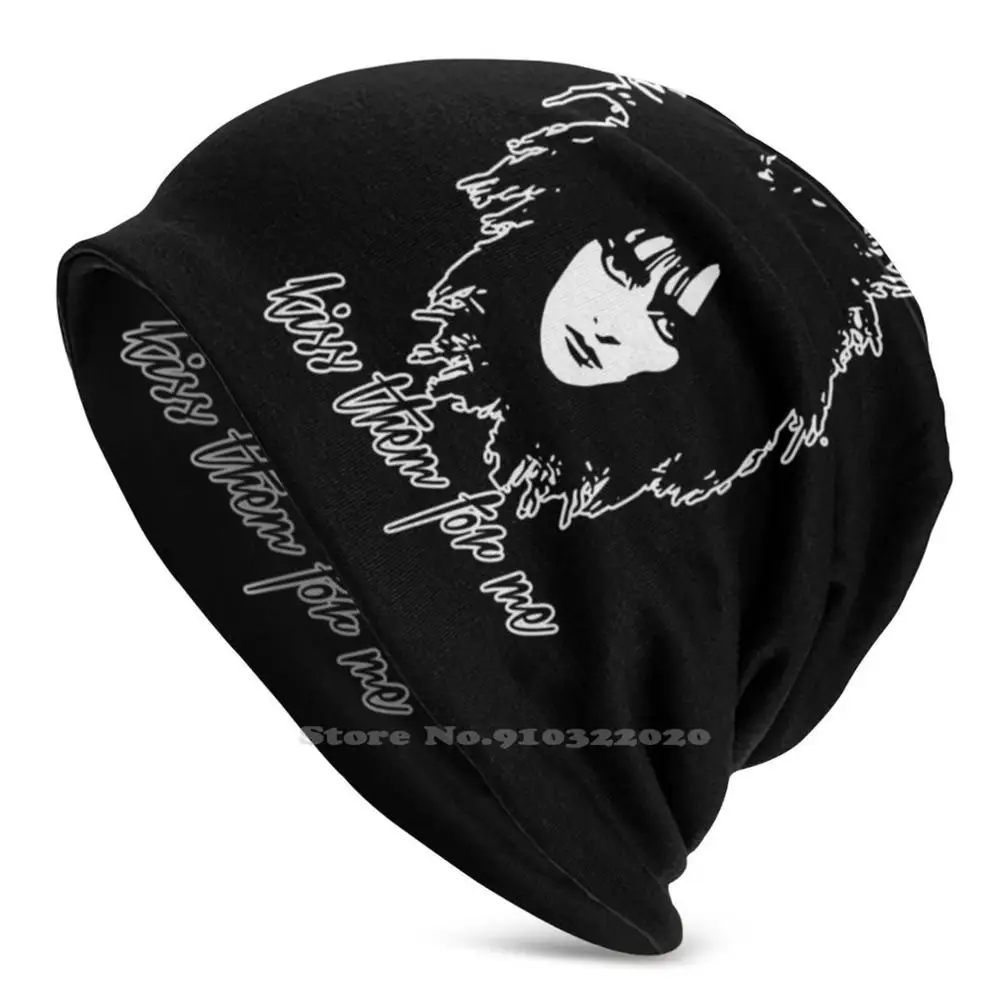 

Kiss Them For Me Knitted Beanie Hat Sports Hedging Cap Siouxsie Goth Punk New Wave 80 Post Punk Music Song Eighties