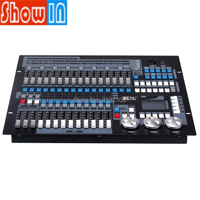 King Kong 1024 Controller Stage Lighting Console for DJ Disco Party Wedding Entertainment Event Beam Moving Head Par Wash Light | Лампы и