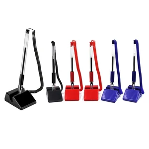 6 шт.компл. оптовая продажа, 0,5 мм, настольная подставка, липкая фиксированная гелевая ручка, счетчик, рекламная авторучка для подписи, синяя, черная, красная, офисные канцелярские принадлежности