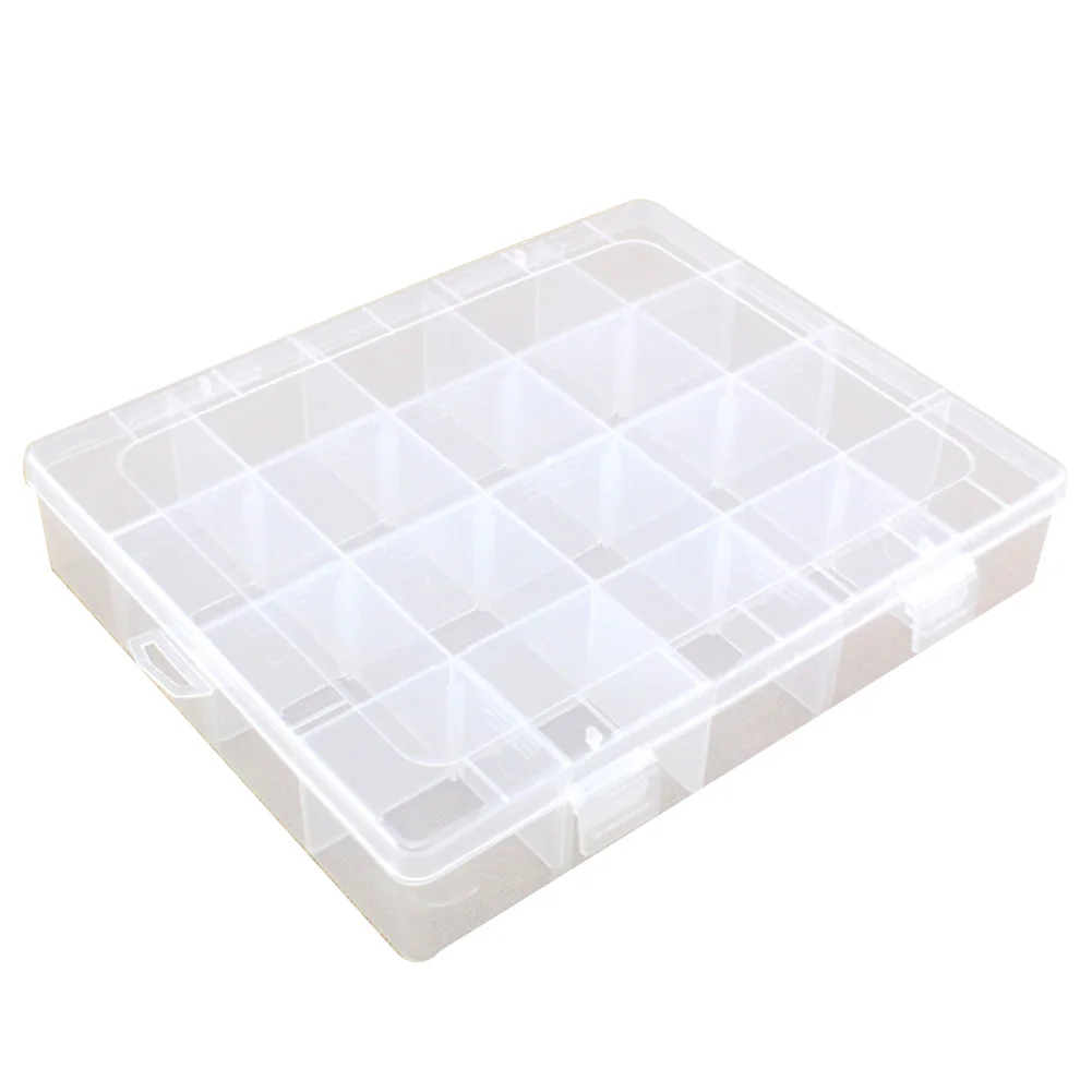 Ящик для хранения ювелирных изделий 20 ячеек съемные серьги кнопки коробка чехол