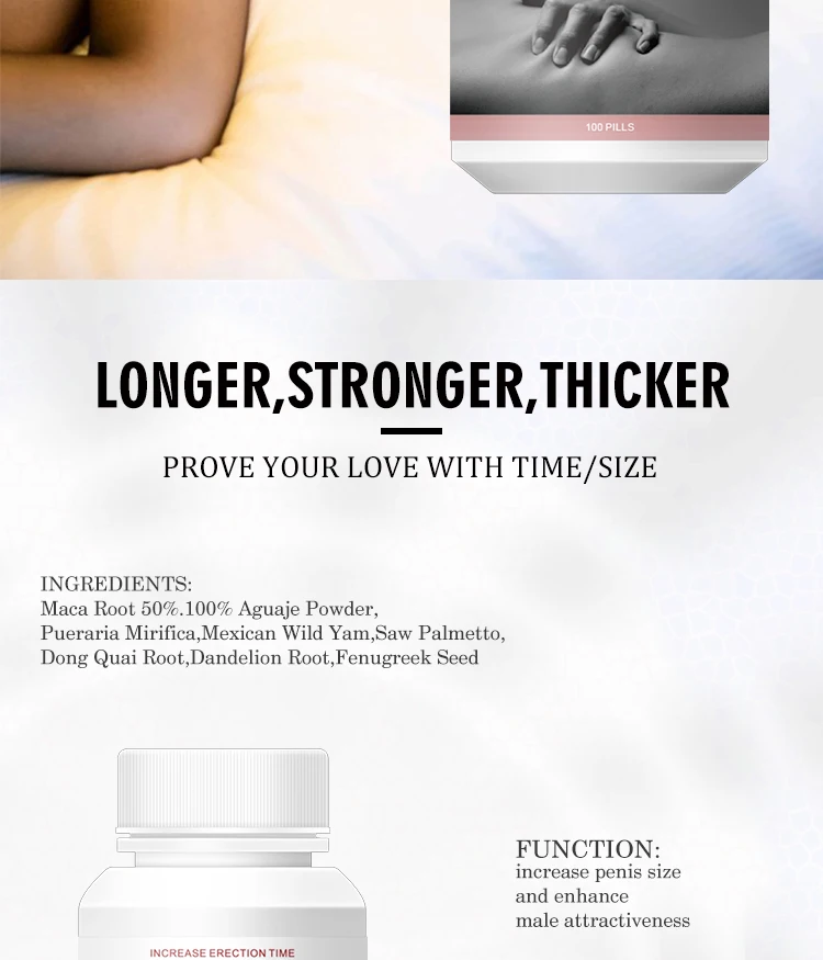 100pcs Viagra for Man Permanent Sexual Delay pill Treatment Premature Ejaculation Improve Sexual Function Improve Sperm Vitality