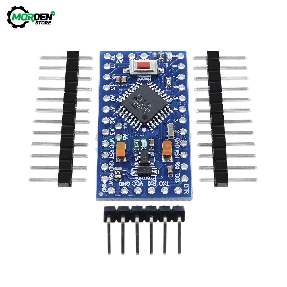 Pro Mini Atmega328 3 V 8Mhz Замена интегральных схем ATmega128 для Arduino совместимый модуль Nano