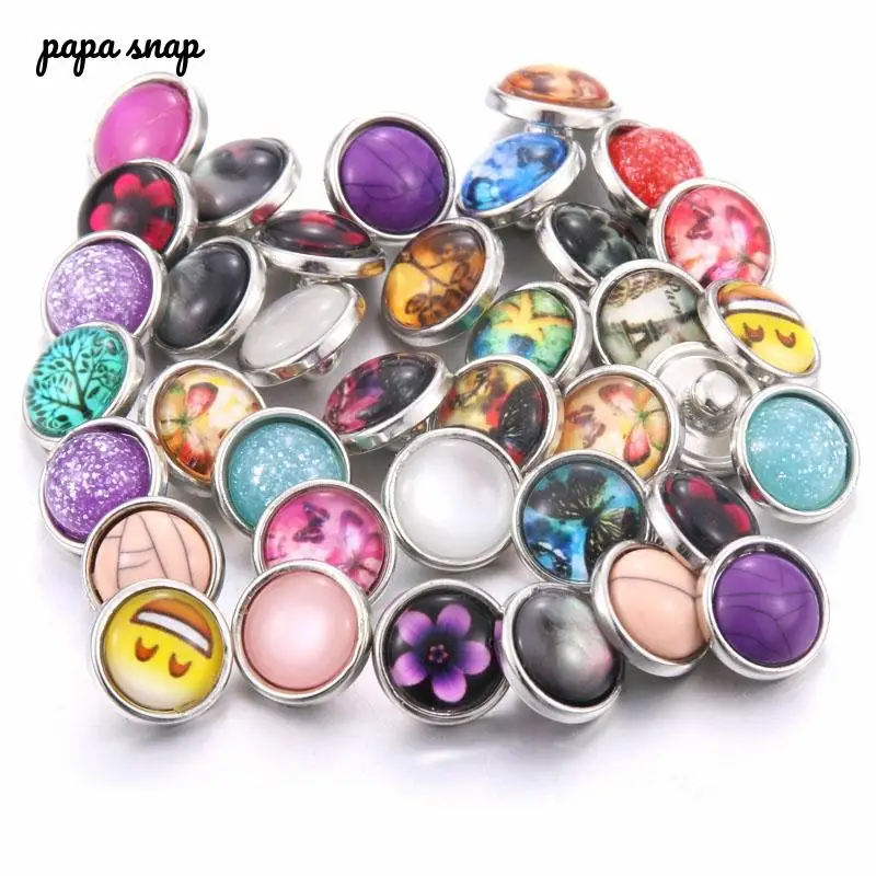 10 шт./лот 12 мм 18 кнопки для кнопок ювелирные изделия смешанные Мультяшные