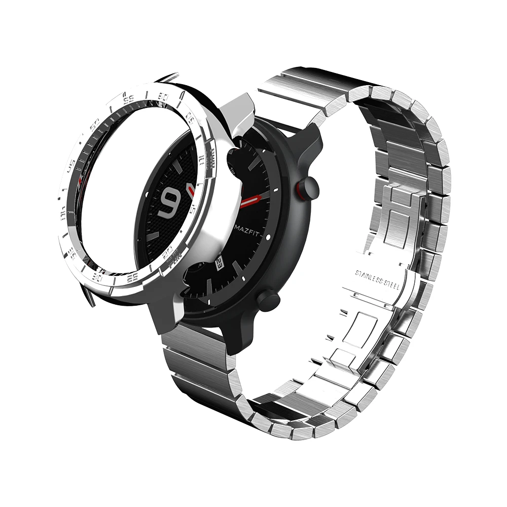 Чехол для часов с покрытием SIKAI Huami Amazfit GTR 47 мм высококачественный чехол из