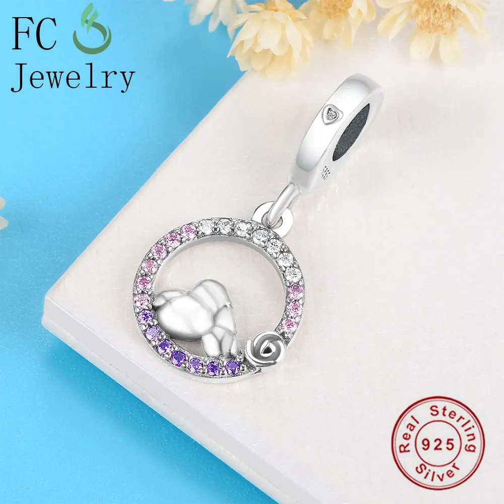 FC ювелирные изделия подходят оригинальный бренд шармы браслет 925 серебро птицы