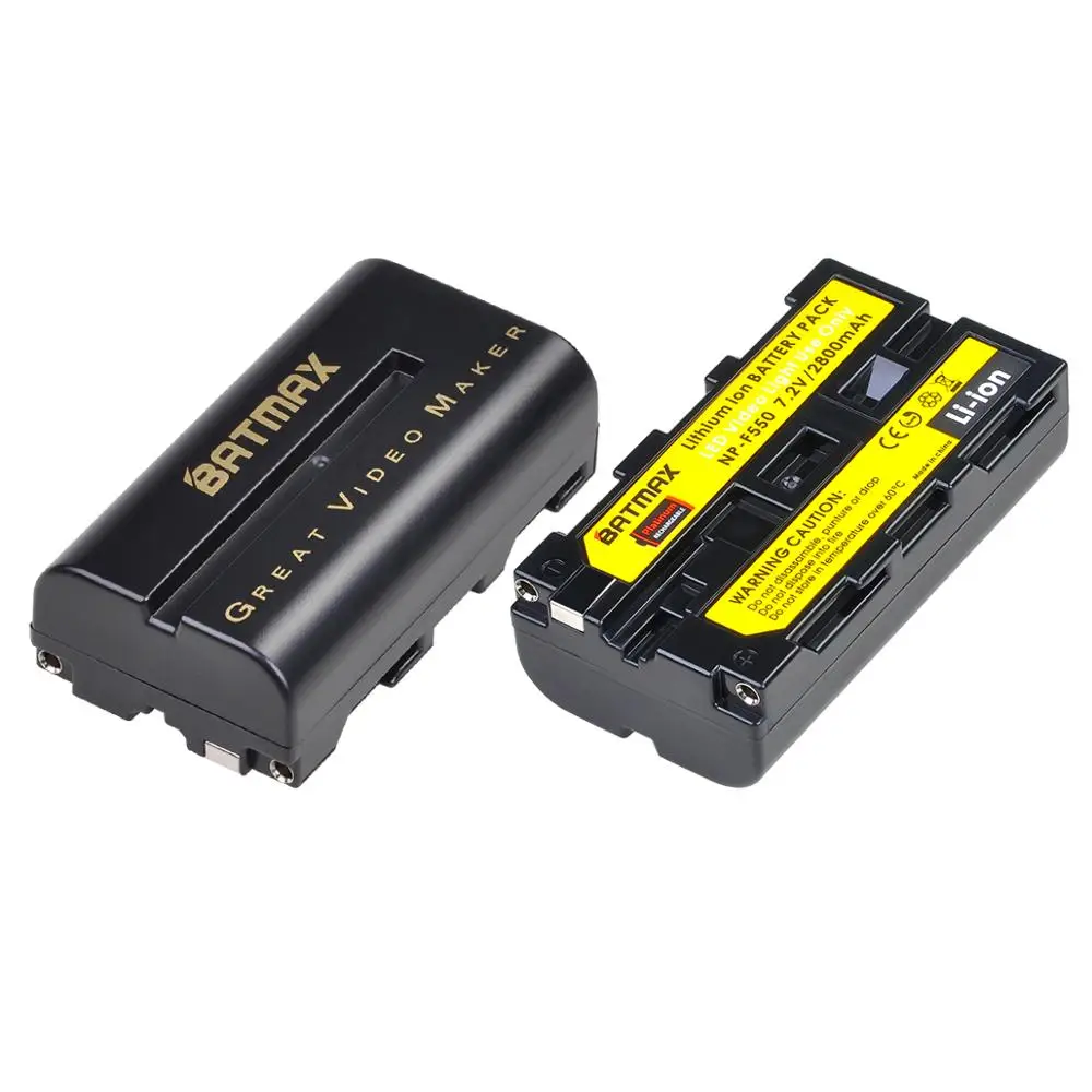 2X NP-F550 NP F550 литий-ионный аккумулятор для Yongnuo Viltrox Video светильник NP-F330 NP-F530 NP-F570 NP-F730