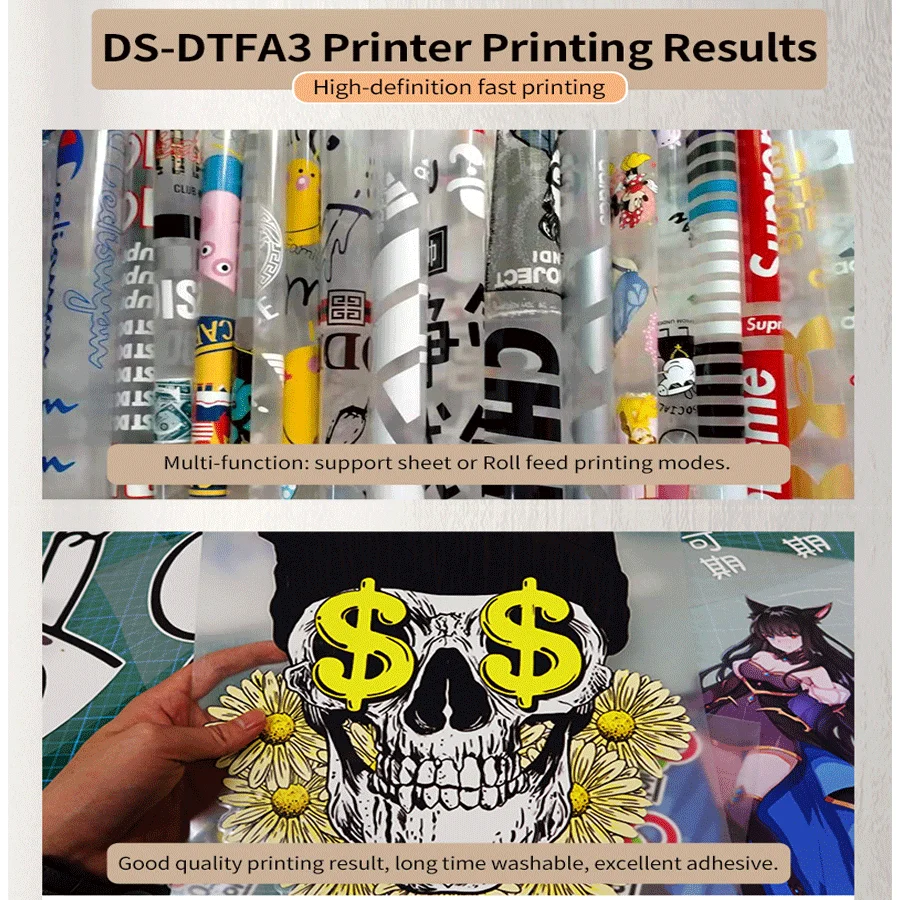 L1800 A3 DTF T-shirt Printer Roll/ sheet Feeding Pet Film Heat Press Sublimation with Powder Shaker | Компьютеры и офис