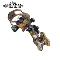 1 pc archery 5 pin bow sight with micro adjust detachable bracket scompound bow hunting shooting accessories