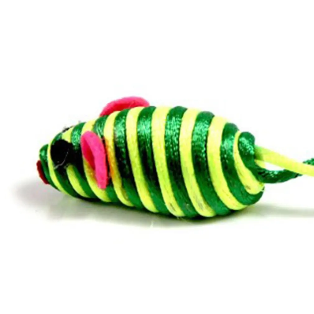 

Cotton Rope Cute Mouse Shape Grinding Claws Teasing Cat Toys Funny Pet Kitten Playing Toys Cat Supplies Random Color