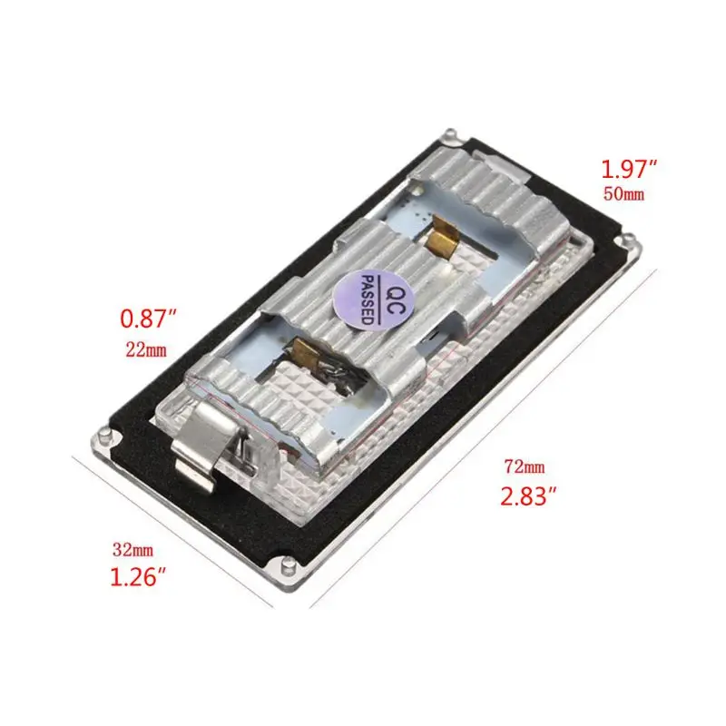 2 шт. без ошибок 18 светодиосветодиодный светильник номерного знака для E66 E65 7-Series