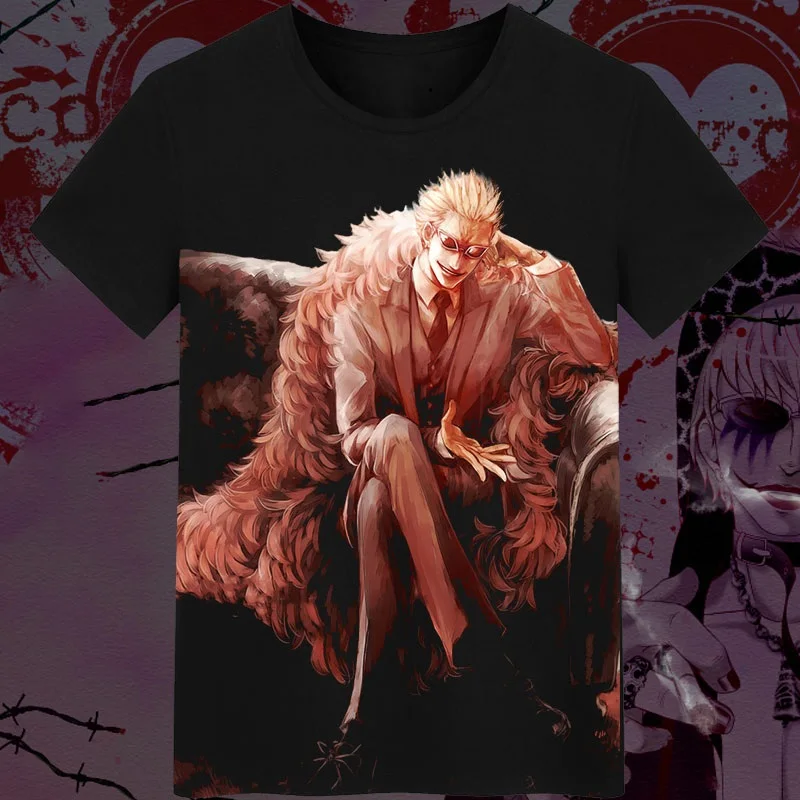 Повседневная футболка с изображением героев аниме мультфильма рафальгар