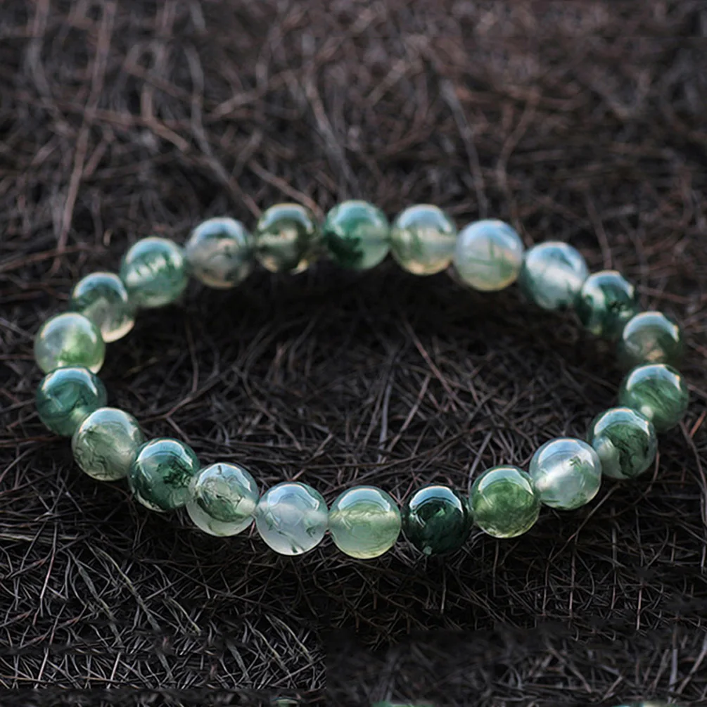 Браслеты из бисера с водным агатом эластичные браслеты Женские Ювелирные