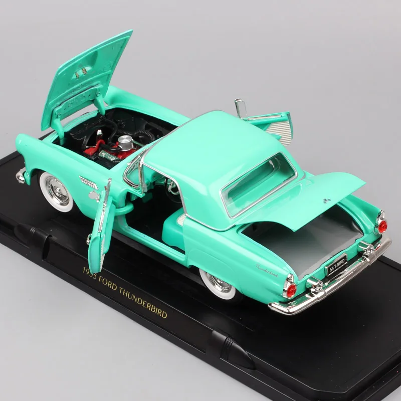 Дорожный знак большой 1:18 Масштаб 1955 Ford Thunderbird литая модель игрушечного автомобиля Replicas винтажная модель автомобиля для коллекции