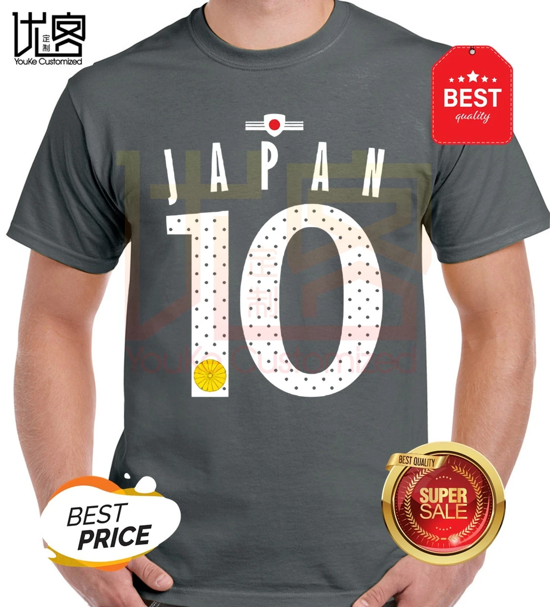 Новинка летняя футболка в японском стиле темно-синяя 2020 забавная Мужская для