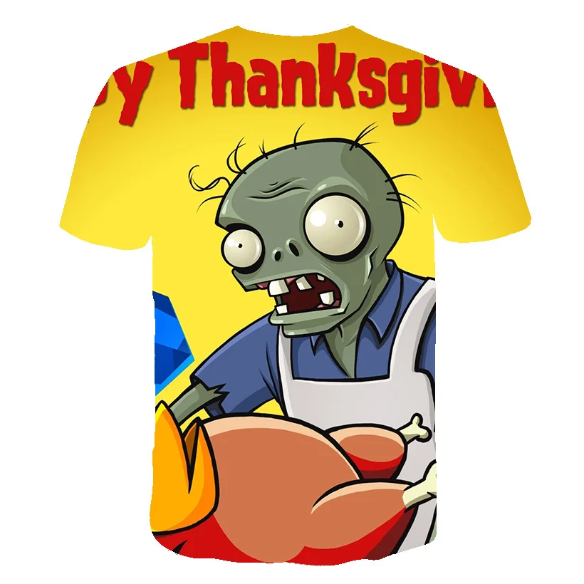 

Summer New Among Us Children's Handsome And Cute T-shirt 3D Printing Plants vs. Zombies Short Shirts Boys And Girls Kid's Tops