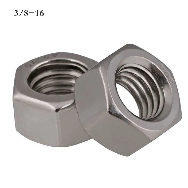 

Гайки шестигранные UNC из нержавеющей стали AXK 5 шт.