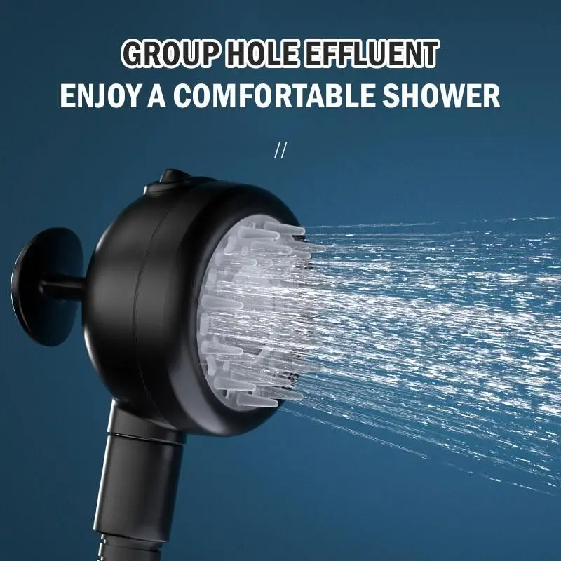 

Adjustable Massage Shower Head High Pressure Saving Water Bathroom Massage function Shower Spa Nozzle