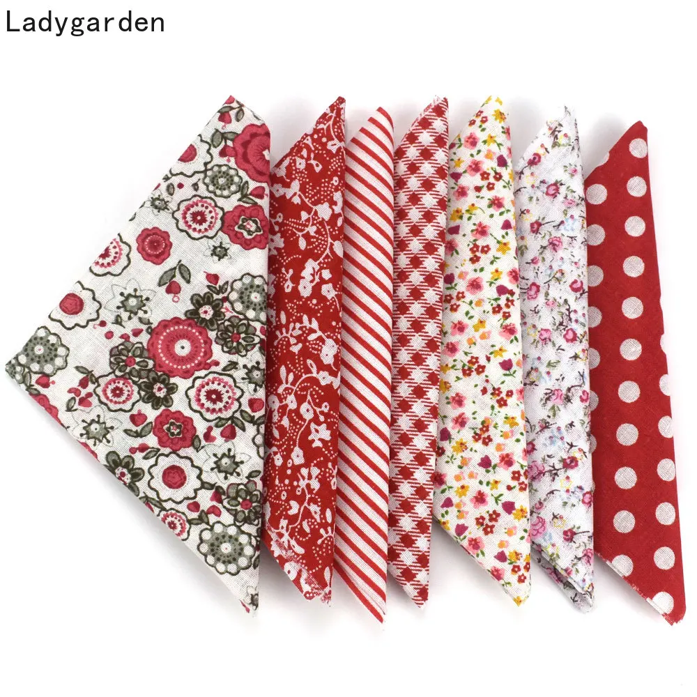 

35 шт. 25 см x 25 см, разноцветная фототкань с рисунком и ткань для шитья для рукоделия, материалы для лоскутного шитья