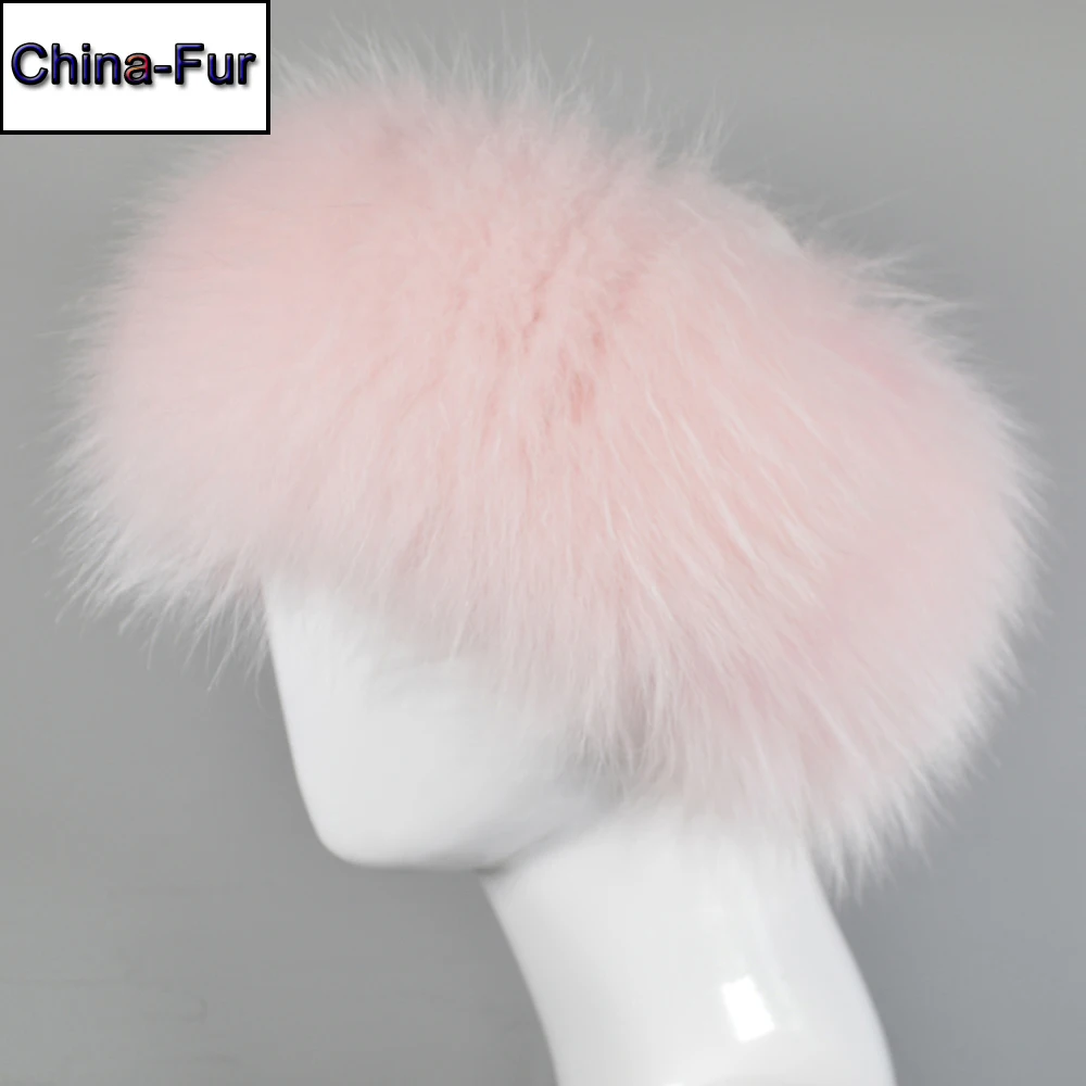 Зимний брендовый женский шарф из натурального Лисьего меха теплый вязаный