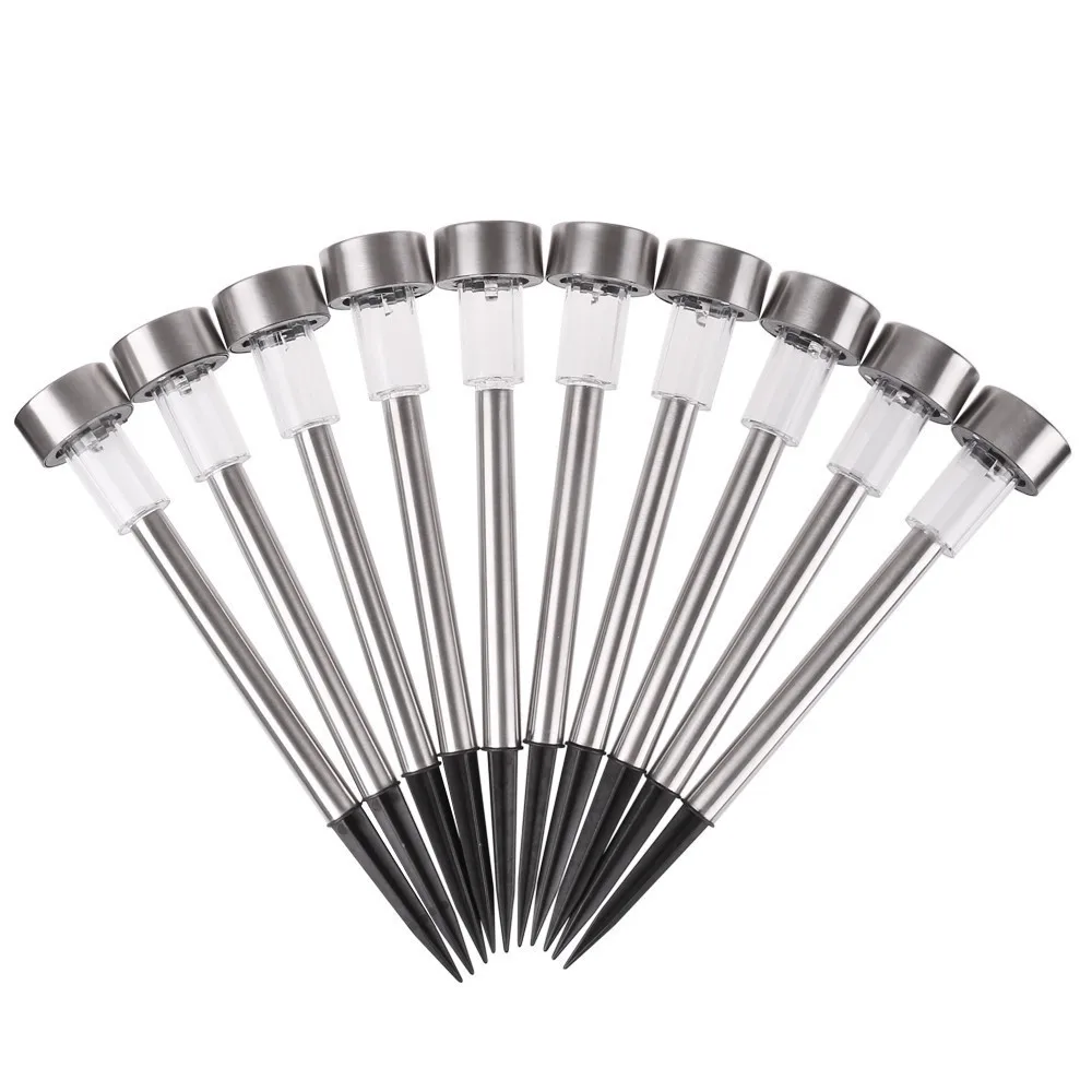 

Solar lights outdoors LED lawn lamp waterproof stainless steel solar garden courtyard corridor lighting decorative lamp 1pcs