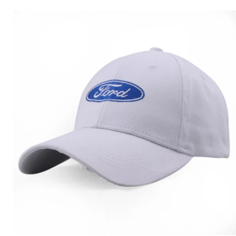 

Бейсболка унисекс, Стильная кепка с металлической пряжкой для мотоциклистов, с вышивкой, с логотипом автомобиля Ford, повседневная черная