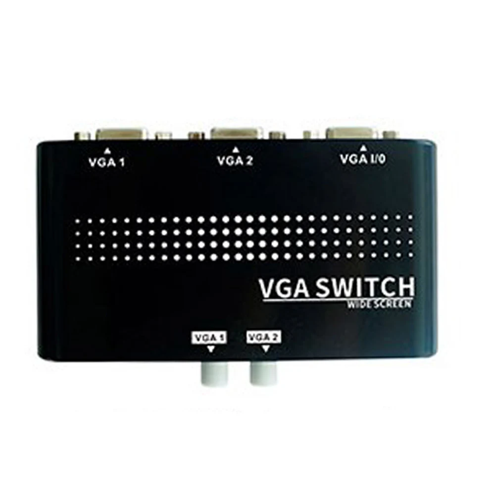 2 в 1 выход VGA/SVGA ручной переключатель для ЖК-ПК |
