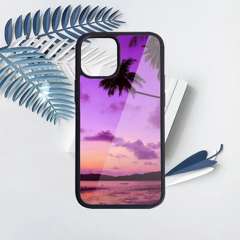

Beach Ocean sea wave Phone Case for iPhone 11 12 pro XS MAX 8 7 6 6S Plus X 5S SE 2020 XR Hard PC
