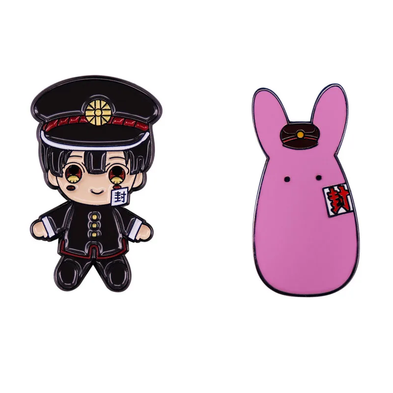 

1 Pcs Cartoon Japan Anime Toilet Bound Hanako Kun Brooch Pins Fairy Miss Cosplay Metal Badges for Bags Uniform Figure Toys Gifts