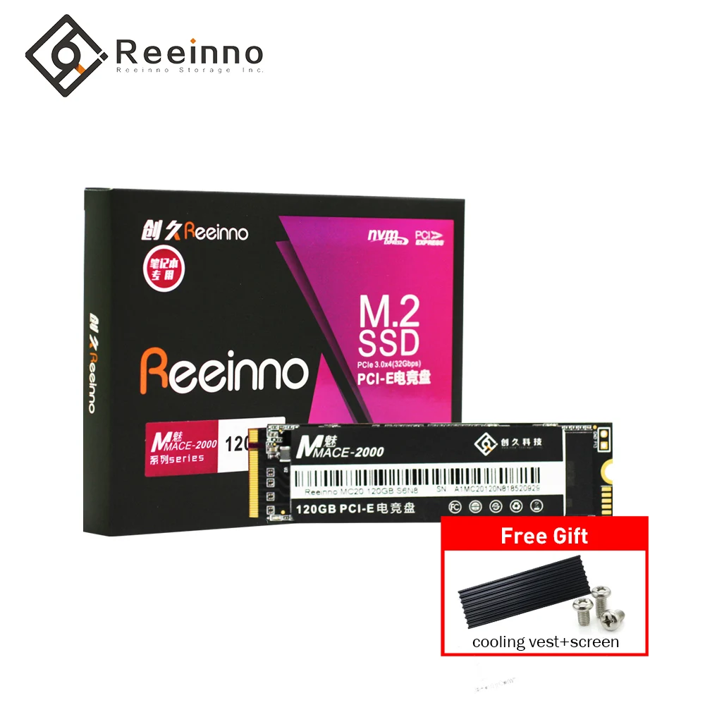 Reeinno Mace2000 ssd m.2 PCIe Nvme 2280 128 ГБ 256 512 1 ТБ 3D NAND флэш-накопитель 8 ГБ/сек. Внутренний твердотельный накопитель для ноутбука, настольного компьютера