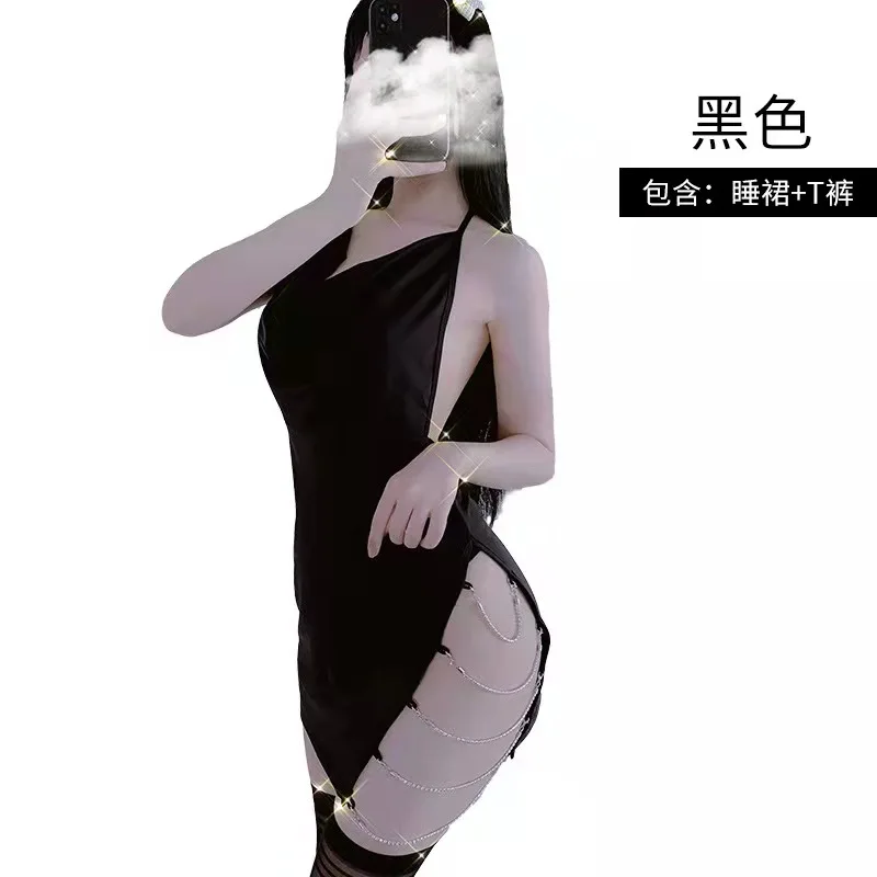 

Adult Erotic Clothing Girls In Sexy Pajamas Show Their Back Summer Temptation Suit Guanyun County Women's erwear