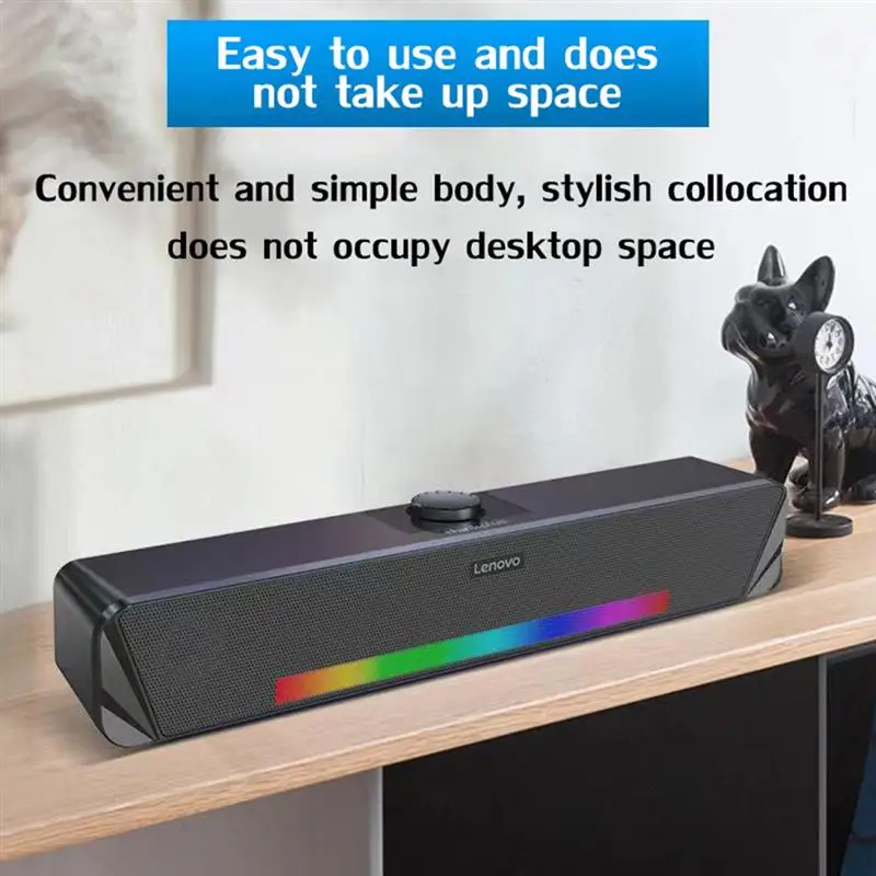 Беспроводной динамик TS33 для домашнего кино с объемным звуком, совместимый с проводом/Bluetooth, настольный компьютер 5,0, сабвуфер, USB компьютерный динамик