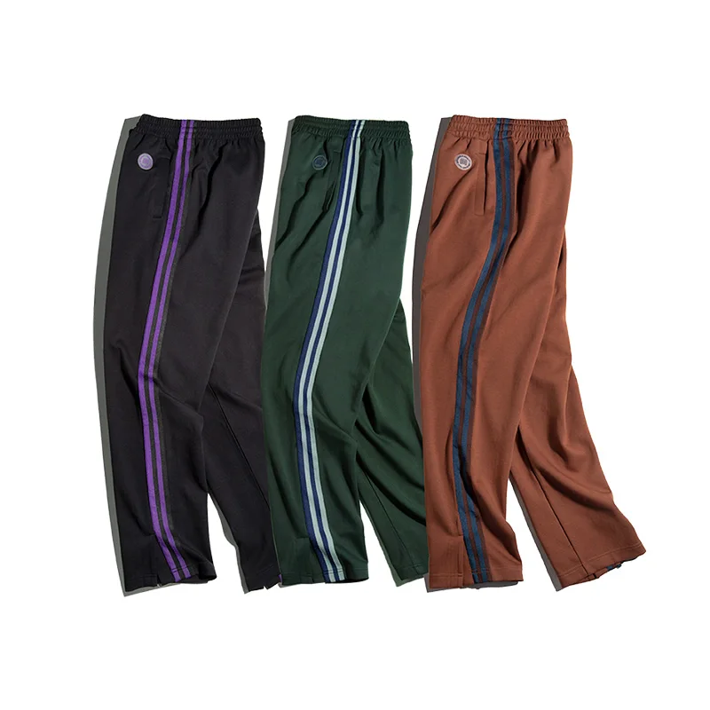 

Maden Striped Cargo Pants Mens Vintage Straight Strap Deck Pant Classic Elastic Drawstring Contrasting Workwear Sweatpants