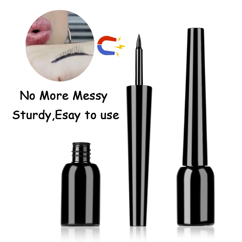

5ML Magnetic Eyeliner For Magnets Eyelashes Fast Drying Easy To Wear Long-lasting Liquid Eyeliner Waterproof Sweat-proof Eyeline