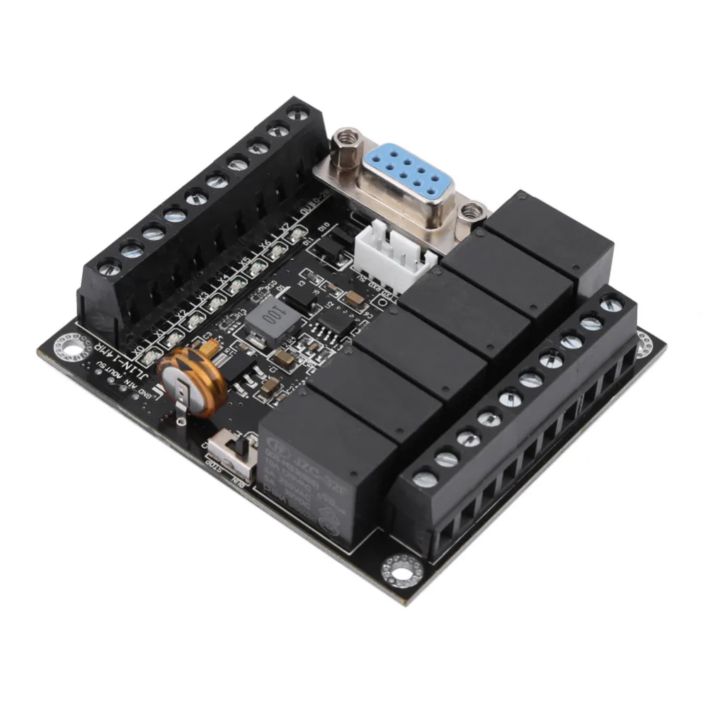24V PLC реле промышленный программируемый пульт управления FX1N-14MR релейный модуль |