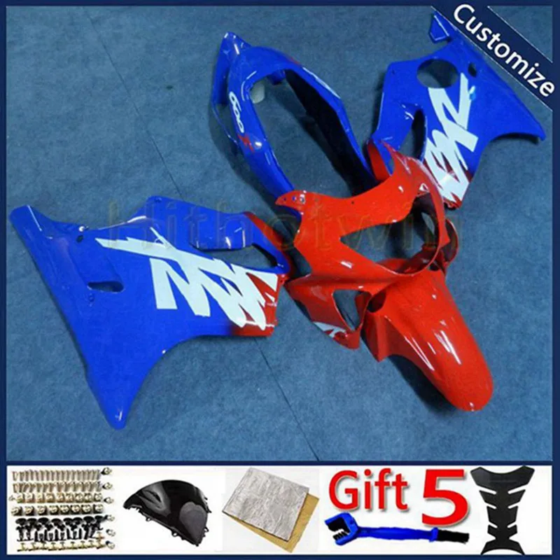 Обтекатель мотоцикла для CBR600F4 1999 2000 CBR600 F4 99 00 комплект кузова панели двигателя