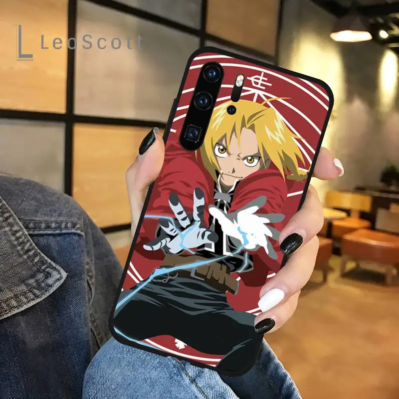 

Full Metal Alchemist Brotherhood Anime Phone Case For Huawei honor Mate P 9 10 20 30 40 Pro 10i 7 8 a x Lite nova 5t