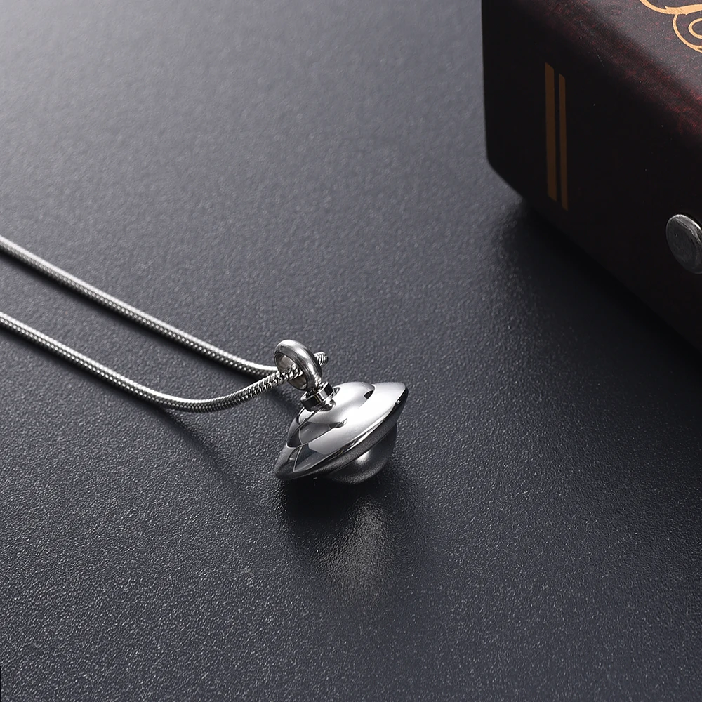 IJD10065 Stainless Steel Cremation Keepsake Spaceship Necklace for Ashes Urn Memorial Pendant Jewelry | Украшения и аксессуары