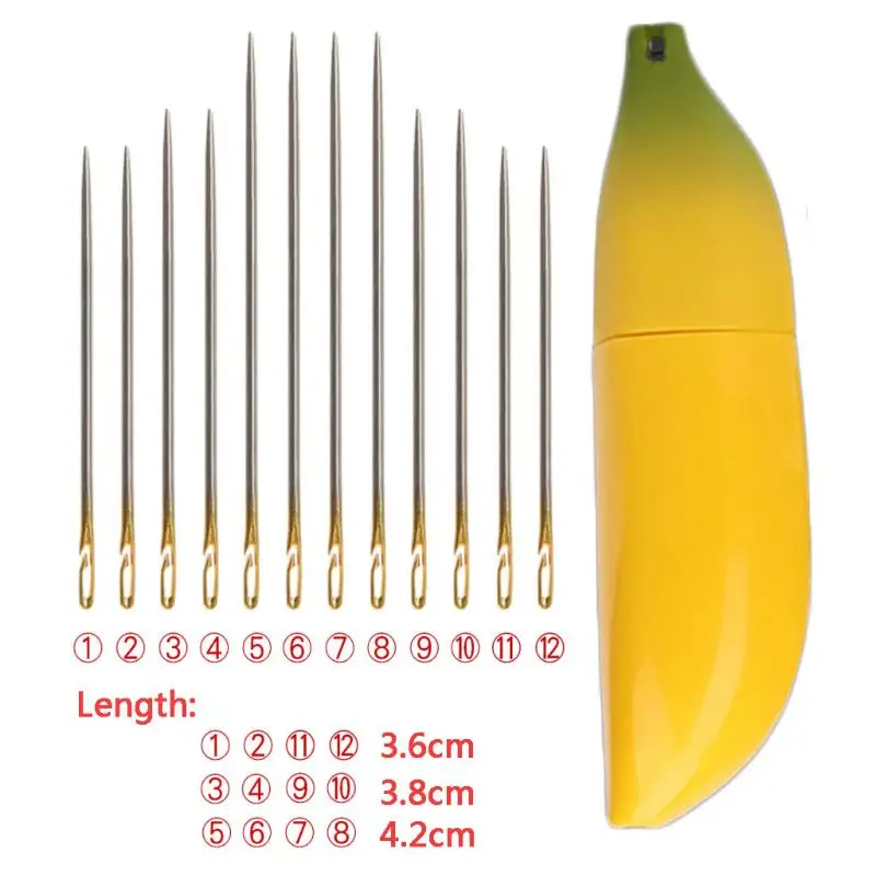 Иглы для шитья металлические 12 шт./компл. | Дом и сад
