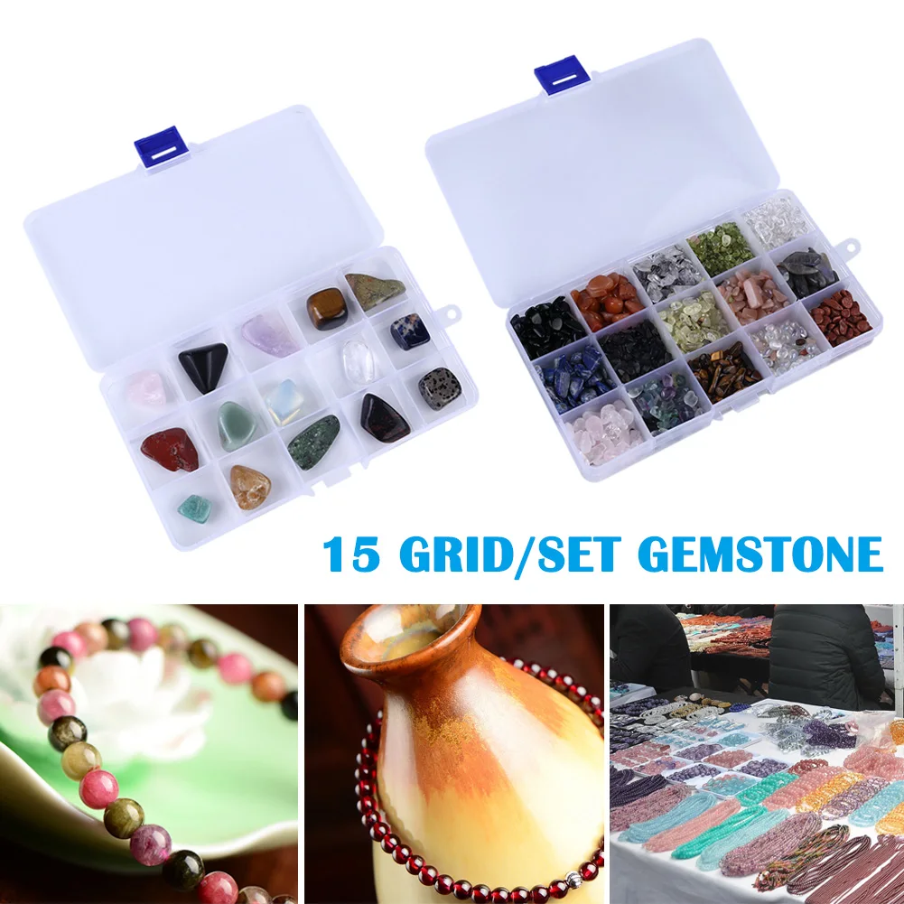 Лидер продаж 1 коробка разных кристаллов искусственные образцы гравий/блок фэн