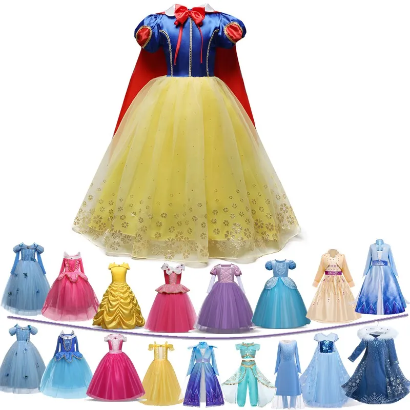

Role-play Girls Costume Long Sleeve Kids Clothing Children Fancy Princess Dress Up For Girls Party
