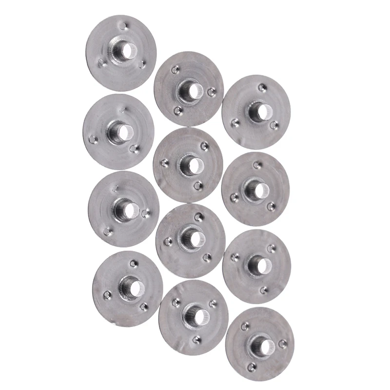 

100 Stks/partij 12.5*2.5Mm Waxed Kaars Lont Metalen Sustainers Kaarsen Houders Nuttig Tool Gereedschap