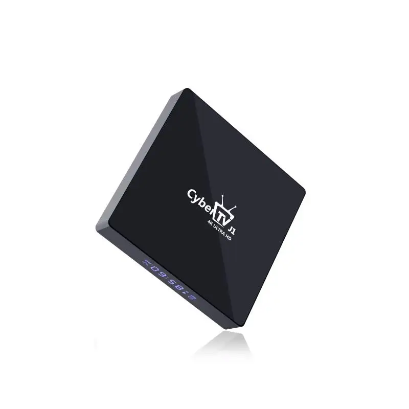 Сингапурская ТВ приставка Sta h1b Fiber CyberTV J1 smart box 2/16 ГБ Версия 9 0 поддержка BT4.0 2 4/5 ГГц