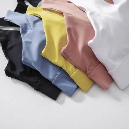 Ударопрочный сексуальный сетчатый бюстгальтер для йоги с эффектом пуш ап