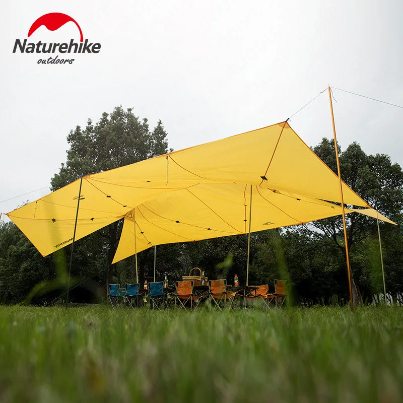 Палатка Naturehike Double Peak 20D силиконовая для кемпинга защита от солнца дождя всей
