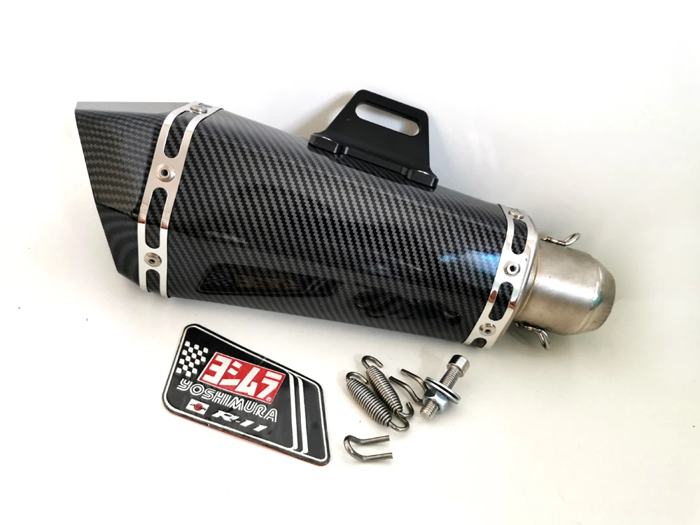 

Универсальный глушитель выхлопных газов для мотоцикла yoshimura, 51 мм, дБ, для FZ1 R6 R15 ZX6R ZX10 Z900 1000 CBR1000 GSXR1000 с дБ-убийцей