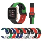 Быстросъемный цветной ремешок для умных часов, модные аксессуары, силиконовый ремешок для спортивных часов Fitbit версииверсии 2версии Lite 23 мм