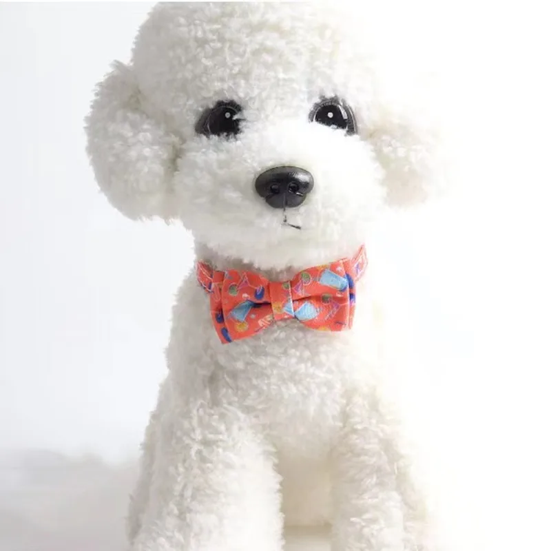 

2 Pack/Set Breakaway Cat Collar with Bell and Bow Tie Plaid Kitten Collar for Cats and Small Dogs Puppy Adjustable from 8-11Inch
