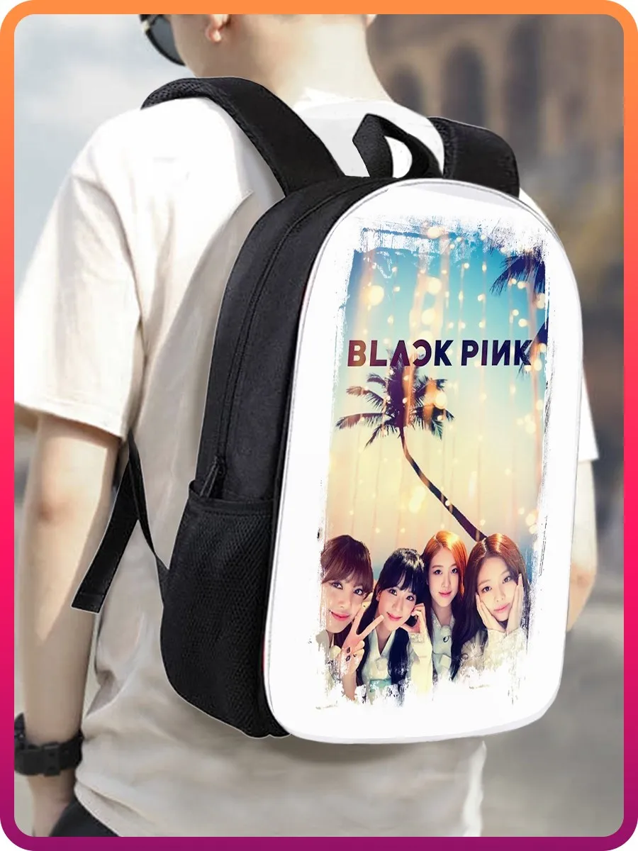 Рюкзак BLACKPINK (блэкпинк K-pop girl group Лиса Джису Розэ Дженни) - 3090 —